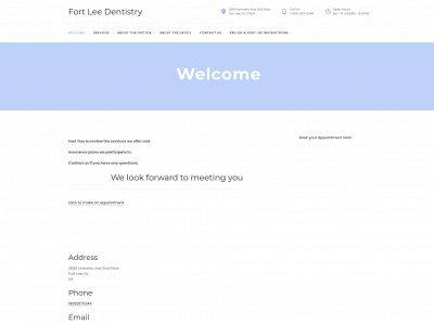 fortleedentalnj.com snapshot