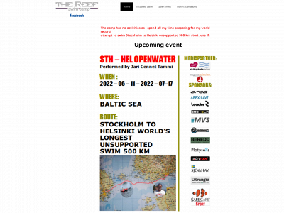 thereefswimcamp.com snapshot