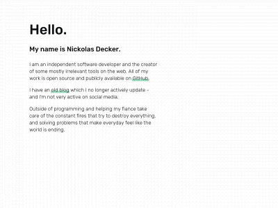 nnd.dev snapshot