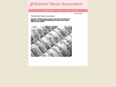 workers-music-association.co.uk snapshot