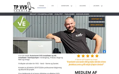 tpvvsteknik.dk snapshot