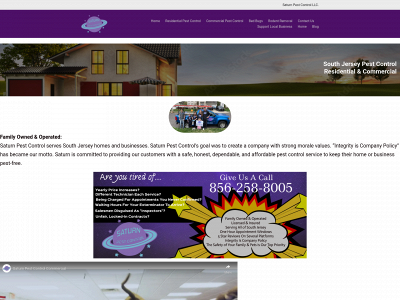 saturnpestcontrol.com snapshot