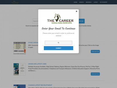 thecareer.tk snapshot