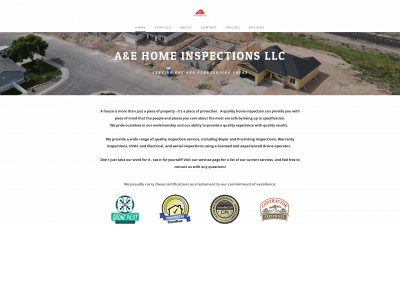 aehomeinspectionsokc.com snapshot