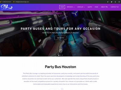 partybuslounge.com snapshot