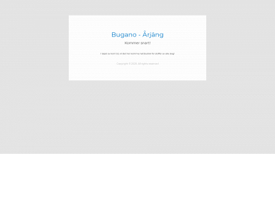 bugano.se snapshot