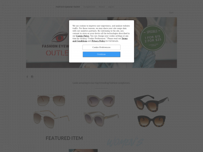 www.fashioneyewearoutlet.com snapshot