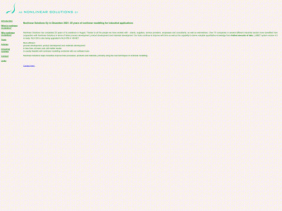 nonlinear-solutions-oy.com snapshot