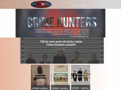 crimehunters.se snapshot