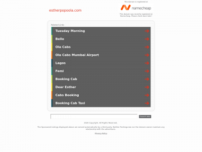 estherpopoola.com snapshot