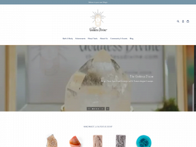 www.thegoddessdivine.com snapshot