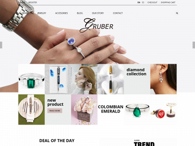 gruberjewelry.com snapshot