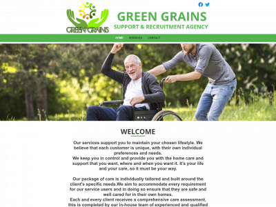 greengrainsagency.com snapshot
