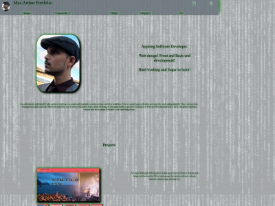 maxarthur.tech snapshot