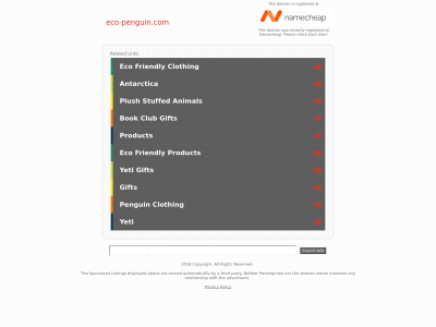 eco-penguin.com snapshot