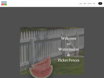 watermelonandpicketfences.com snapshot