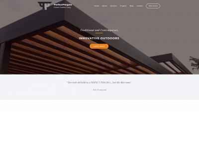 perfectpergola.com snapshot
