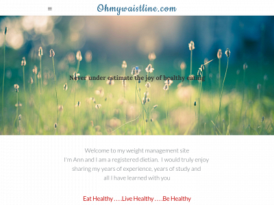 ohmywaistline.com snapshot