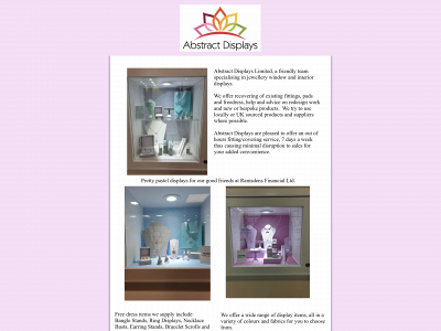 abstractdisplays.co.uk snapshot
