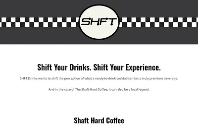 shiftdrinkscompany.com snapshot