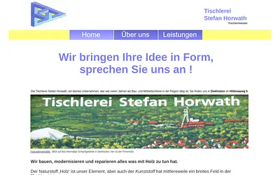 tischlerei-horwath.de snapshot