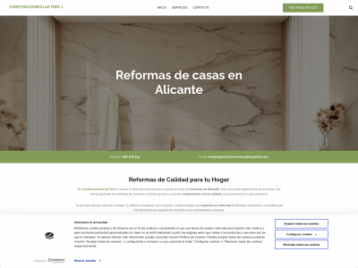reformasyconstruccioneslastresj.com snapshot