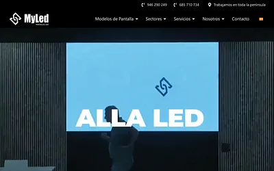 pantallas-led.com snapshot