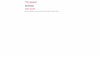 thekalapa.com snapshot