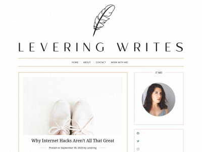leveringwrites.com snapshot