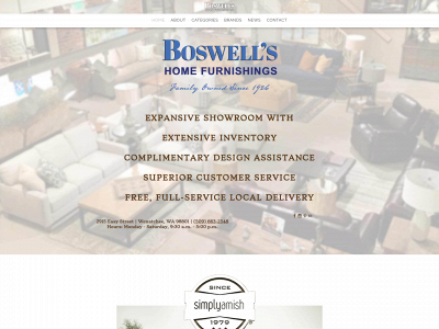 www.boswellsfurniture.com snapshot