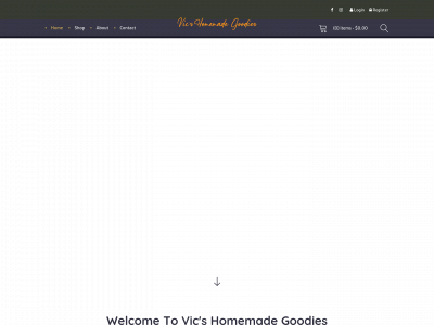 vicshomemadegoodies.com snapshot