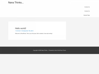 nanathinks.com snapshot