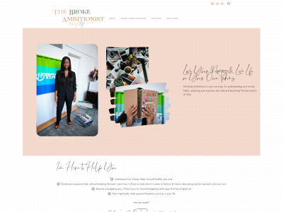 thebrokeambitionist.com snapshot