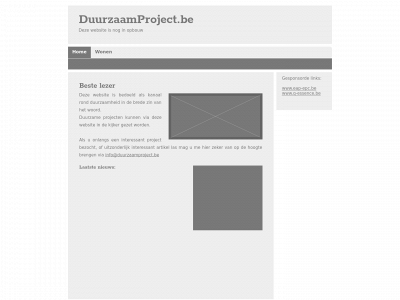 duurzaamproject.be snapshot