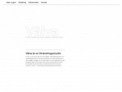 välva.se snapshot
