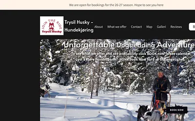 trysilhusky.no snapshot