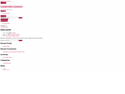 cinderellacouture.co.za snapshot