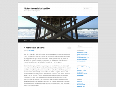 notesfrommocksville.com snapshot