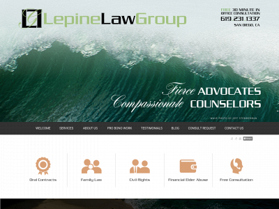 lepinelaw.com snapshot