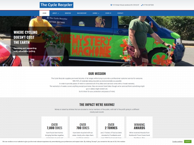 thecyclerecycler.org snapshot