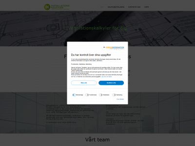 installationskalkyler.se snapshot