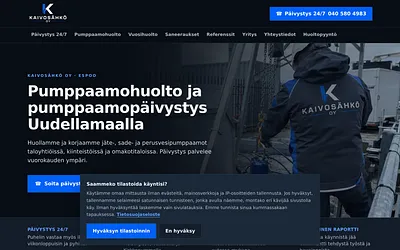 kaivosahko.fi snapshot