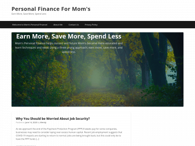 momspersonalfinance.com snapshot