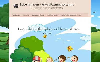lobeliahaven-privatpasningsordning.dk snapshot