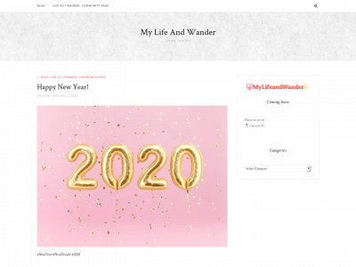 mylifeandwander.com snapshot