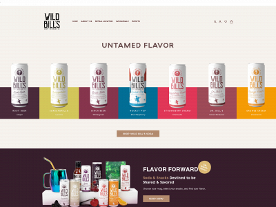 wildbillssoda.com snapshot