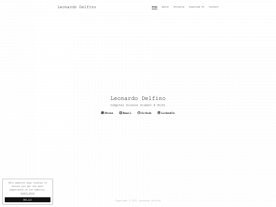 leonardodelfino.dev snapshot