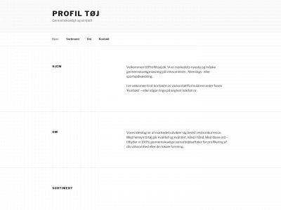 profiltoej.dk snapshot