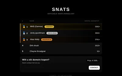 snats.nl snapshot