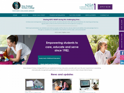 nztertiarycollege.ac.nz snapshot
